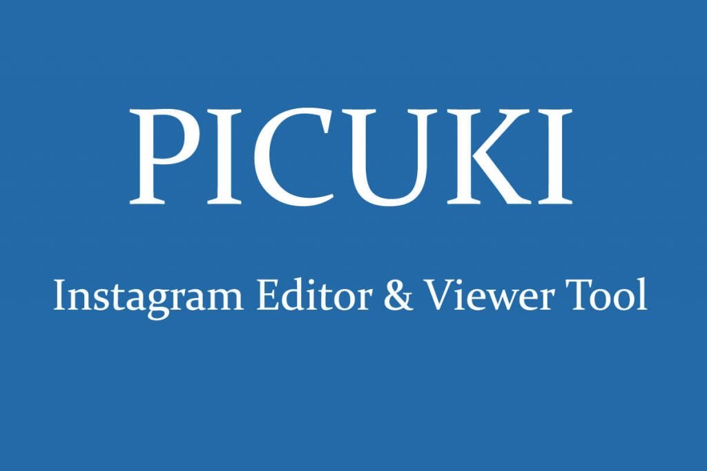 Picuki Instagram Editor and Viewer Tool